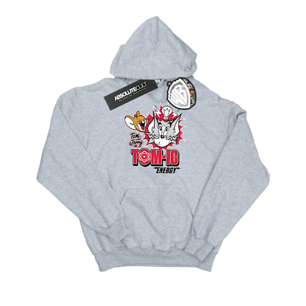 Tom And Jerry Boys Tomic Energy Hoodie 5-6 år Sports Grey Sports Grey 5-6 Years