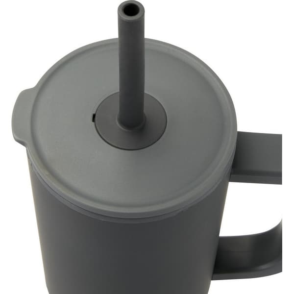 Floso Brady Isolerad 900ml Mugg Med Sugrör One Size Grå Grey One Size