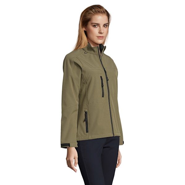 SOLS Dam/Dam Roxy Soft Shell Jacka (Andningsbar, Vindtät Och Vattenavvisande) Dark Green L