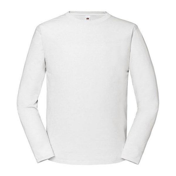 Fruit of the Loom Mens Iconic Premium Long-Sleeved T-Shirt S Wh White S