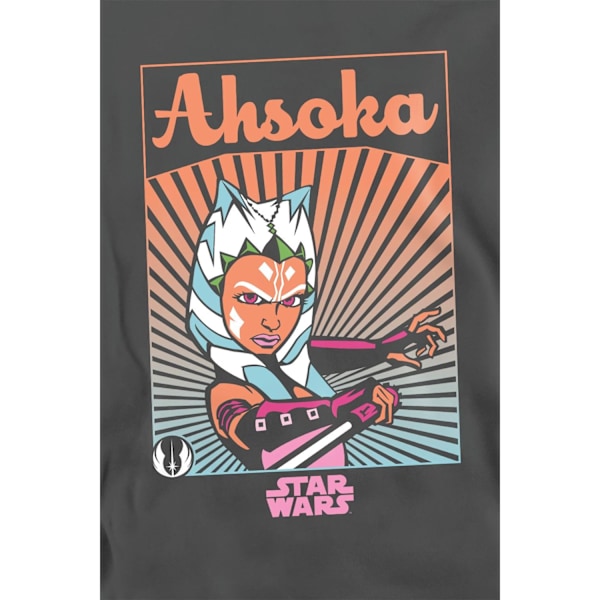 Ahsoka Unisex Vuxen Rays Sweatshirt M Kolgrå Charcoal M