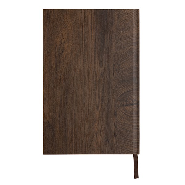 XD Collection Kavana A5 Anteckningsbok med Träeffekt One Size Mörkbrun Dark Brown One Size