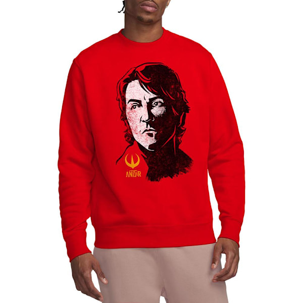 Star Wars: Andor Unisex Vuxen Viva Sweatshirt L Röd Red L