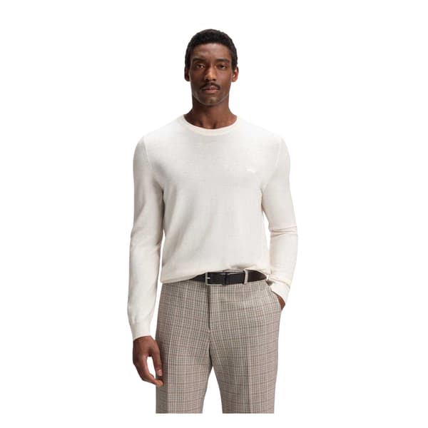 Boss Herrtröja med logotyp L Vit White L