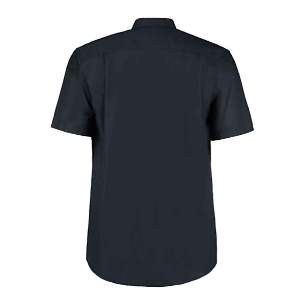 Kustom Kit Herr Workwear Oxford Klassisk Kortärmad Skjorta 23i French Navy 23in