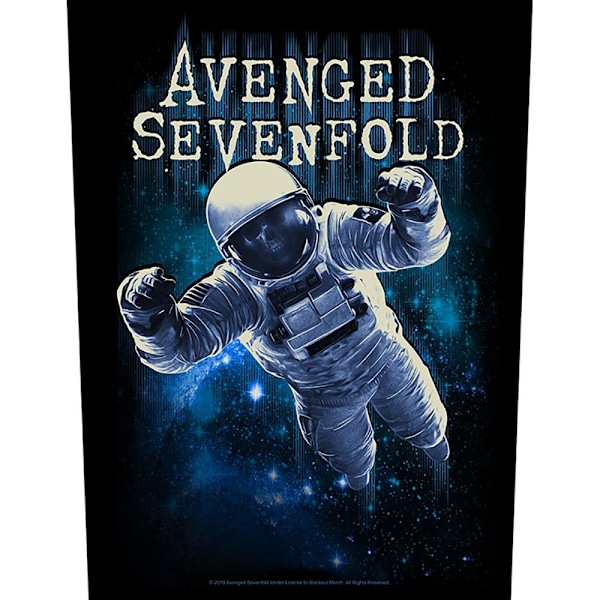 Avenged Sevenfold Astronaut-sydd patch i en storlek svart/blå/vit Black/Blue/White One Size