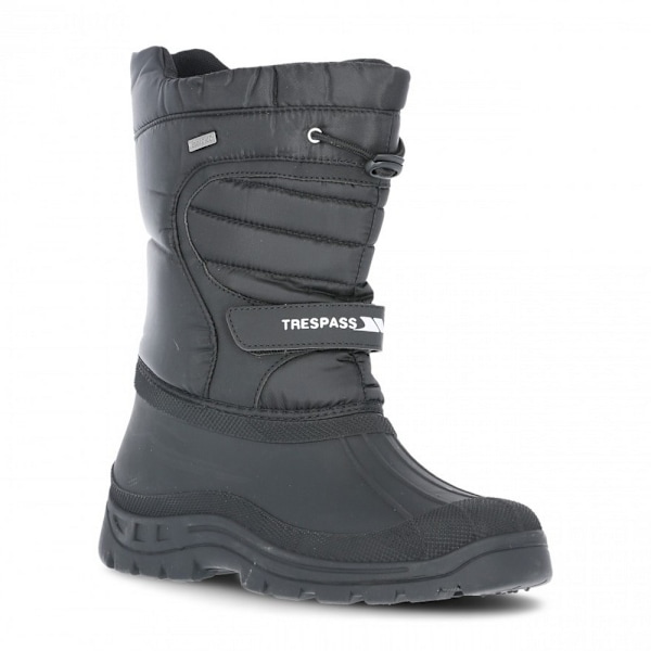 Trespass Unisex Dodo Pull On Vinter Snö Boots 7 UK Svart Black 7 UK