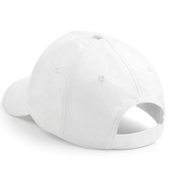 Beechfield Unisex Original 5-Panel Baseballkeps i enfärgad design, One Size White One Size