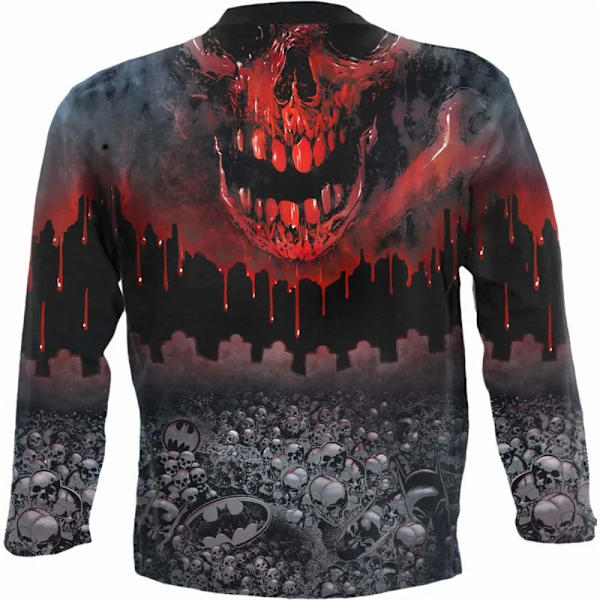 Batman Unisex Vuxen Asylum Wrap Långärmad T-shirt M Svart Black M