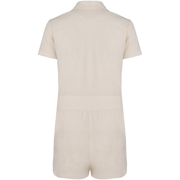 Native Spirit Dam/Dam Terry Handduk Kort Playsuit 12 UK Elfenben Ivory 12 UK