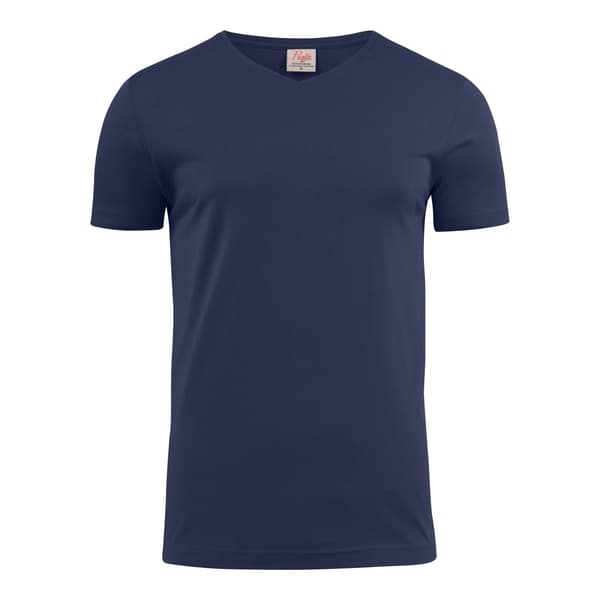 Printer Herr V-ringad T-shirt XL Mörkblå Dark Navy XL