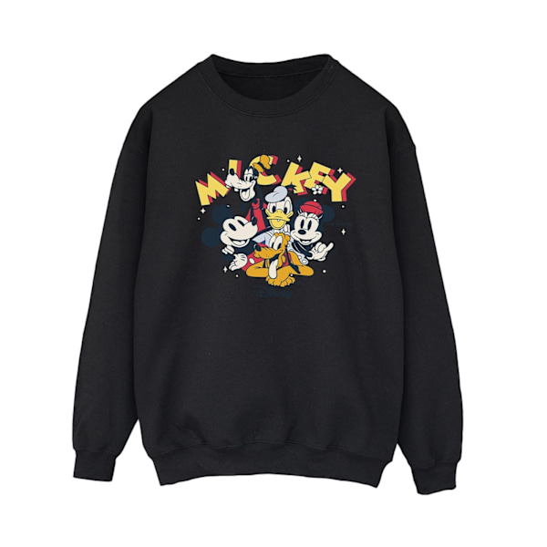 Disney Dam/Dam Mickey Mouse Group Sweatshirt L Svart Black L