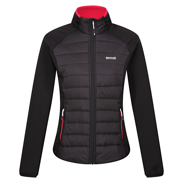 Regatta Dam/Dam Clumber V Hybrid Jacka 10 UK Svart/Rosa Black/Pink Potion 10 UK