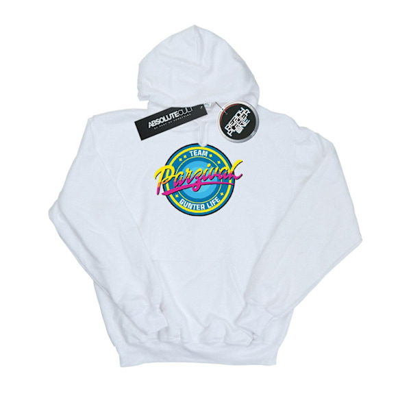 Ready Player One Team Parzival Hoodie för män 3XL Vit White 3XL