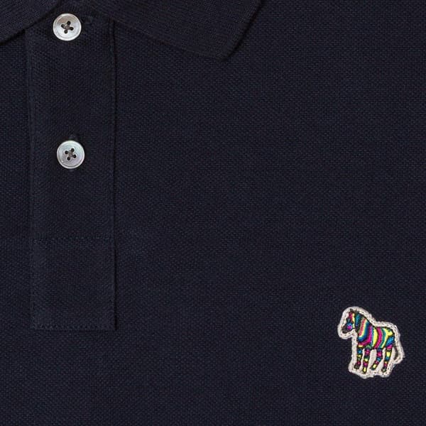 Paul Smith Herr Zebra Regular Pikétröja 3XL Marinblå Navy 3XL
