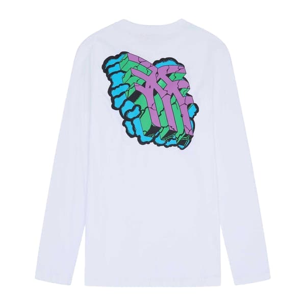 Fenchurch Herr Spencer Långärmad T-shirt S Vit White S
