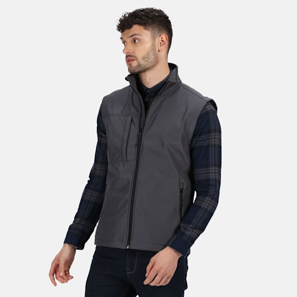 Regatta Professional Herr Softshell 3-Lagers Kroppsvärmare M Seal Seal Grey M