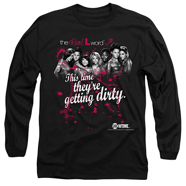 The Real L Word Unisex Vuxen Dirty T-Shirt L Svart Black L