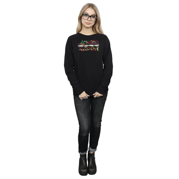 Elf Dam/Damer Candy Cane Forest Sweatshirt L Svart Black L