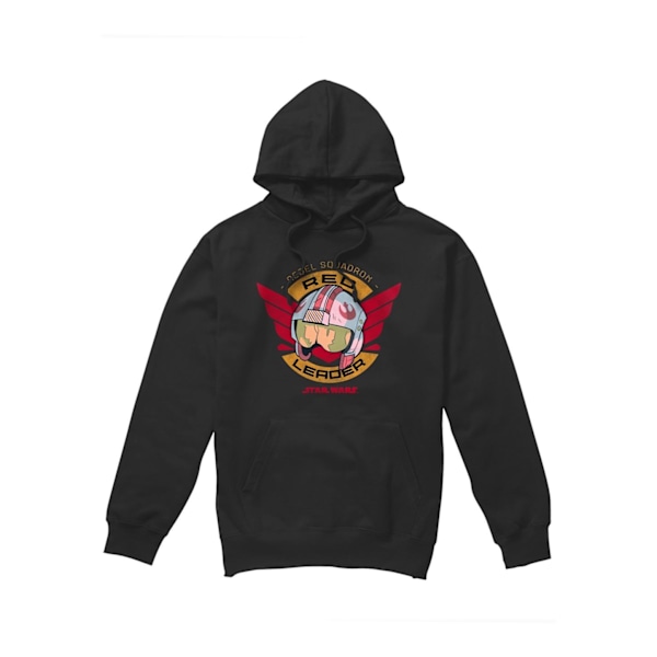 Star Wars Herr Red Leader Hoodie XXL Svart Black XXL