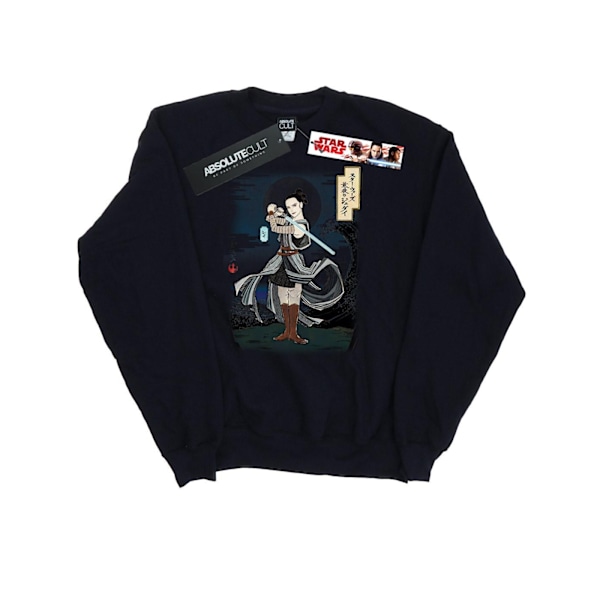 Star Wars Dam/Damer The Last Jedi Japanska Rey Sweatshirt X Black XXL