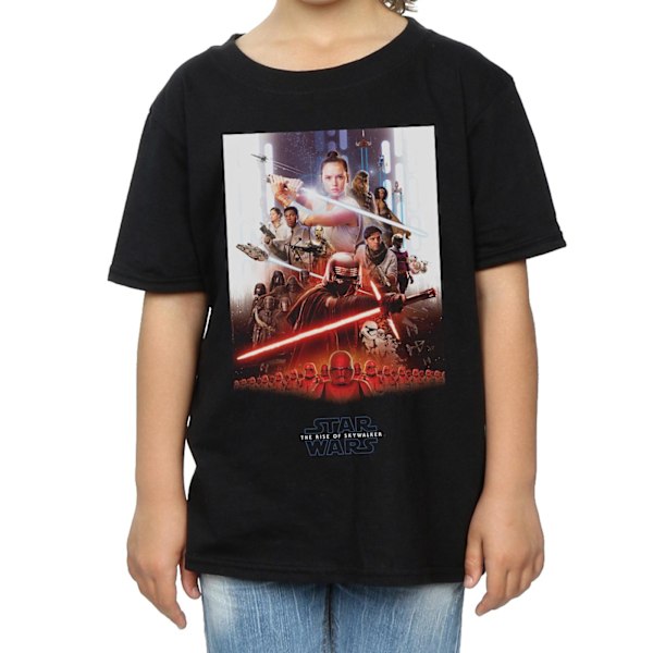 Star Wars: The Rise of Skywalker T-shirt för flickor Black 7-8 Years