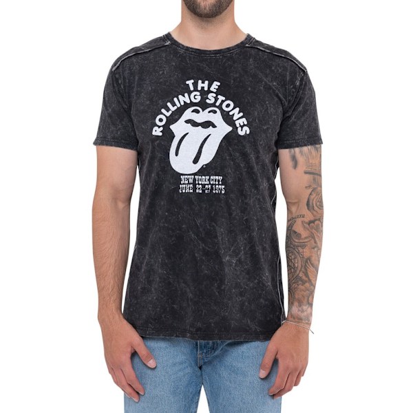 The Rolling Stones Unisex Adult New York City 75 T-Shirt M Blac Black M