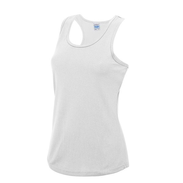 AWDis Cool Dam/Damer Fukttransporterande Girlie Tank Top 12 UK Arctic White 12 UK