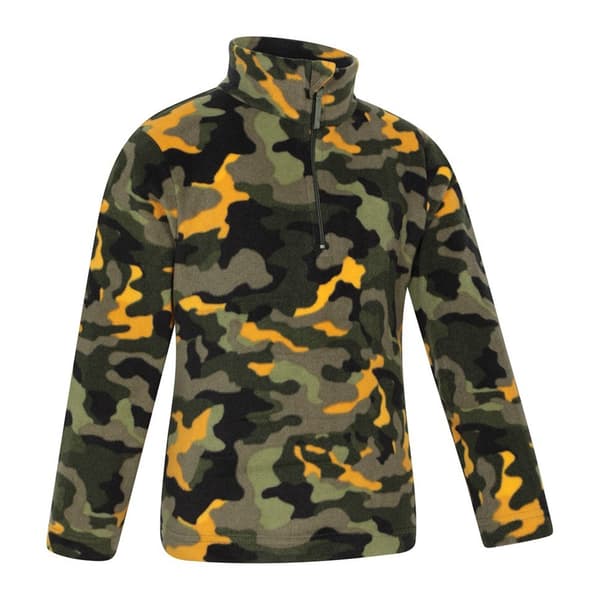 Mountain Warehouse Barn/Barn Pursuit Microfleece Half Zip Green 3-4 Years
