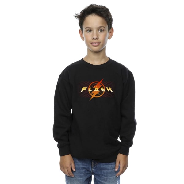 DC Comics Boys The Flash Red Lightning Sweatshirt 5-6 år Bla Black 5-6 Years