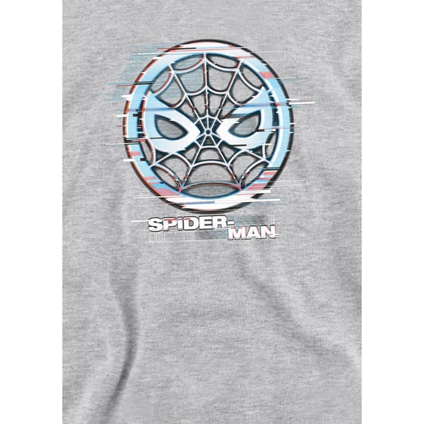 Spider-Man Barn Peter Parker Glitch Hoodie 7-8 år Athletic Heather 7-8 Years