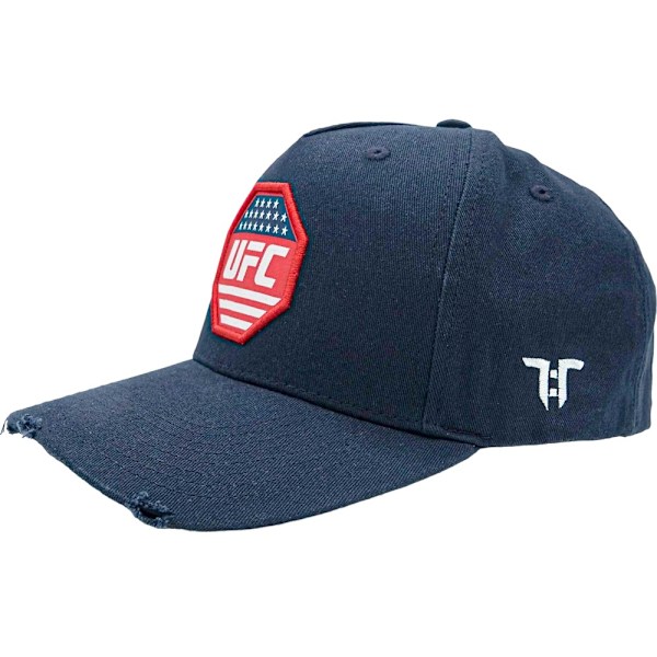 Tokyo Time Unisex Vuxen UFC Logo Baseball Cap One Size Marinblå Navy Blue/Red One Size