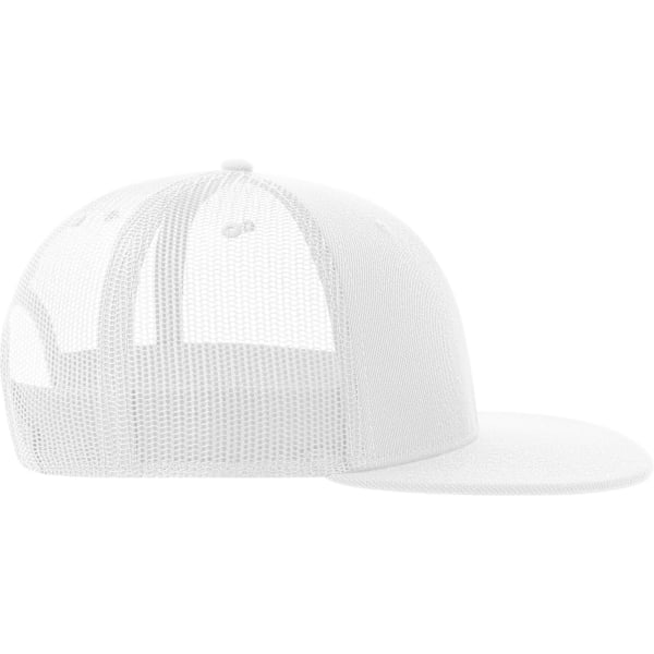 Atlantis Unisex Mesh 6 Panel Trucker Cap One Size Vit White One Size