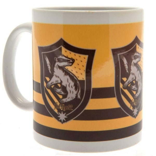 Harry Potter Hufflepuff Mugg En Storlek Gul/Svart Yellow/Black One Size