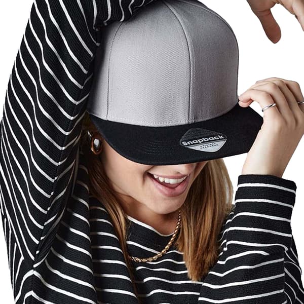 Beechfield Unisex Vuxen Snapback Cap One Size Grå/Svart Grey/Black One Size