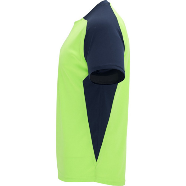 Roly Barn/Barn Bugatti Kortärmad Sport T-shirt 8 År Fluro Green/Navy 8 Years