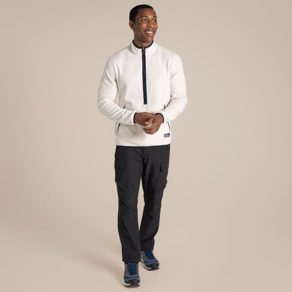 Craghoppers Herr CO2 Renu Technology Fleecejacka XL Ecru Ecru XL