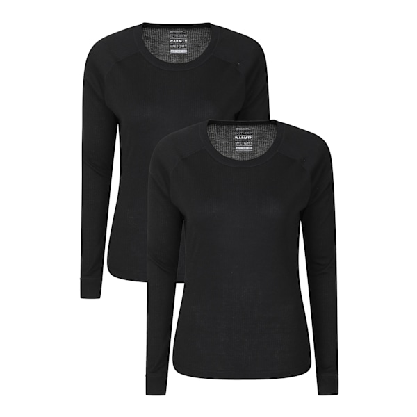 Mountain Warehouse Womens/Ladies Talus Thermal Base Layer Top ( Black 18 UK