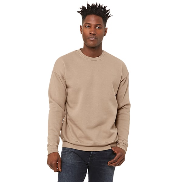 Bella + Canvas Unisex Vuxen Fleece Drop Shoulder Sweatshirt M T Tan M