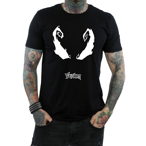 Spider-Man Venom bomullströja för män 3XL svart Black 3XL
