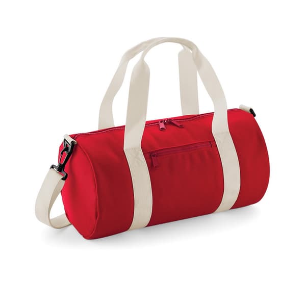 Bagbase Mini Barrel Axelväska (2-pack) One Size Classic R Classic Red/Off White One Size