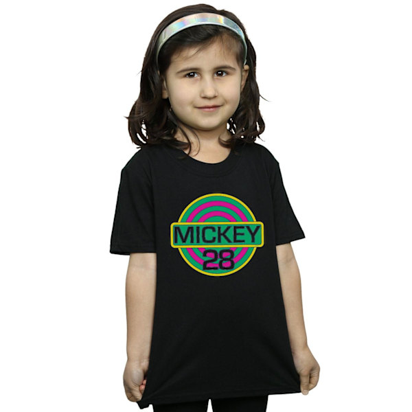 Disney Girls Mickey Mouse Mickey 28 Bomull T-shirt 5-6 år Svart Black 5-6 Years