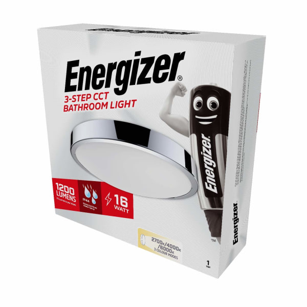 Energizer Badrumslampa One Size Vit/Silver White/Silver One Size