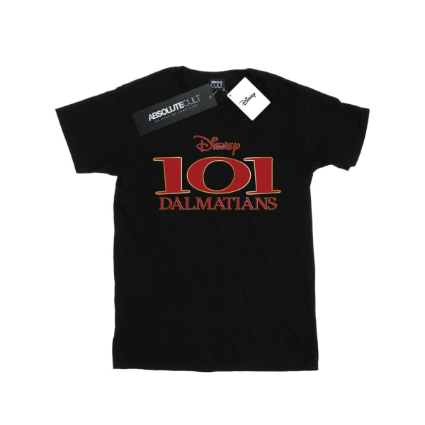 Disney Girls 101 Dalmatiner logotyp bomull T-shirt 7-8 år svart Black 7-8 Years