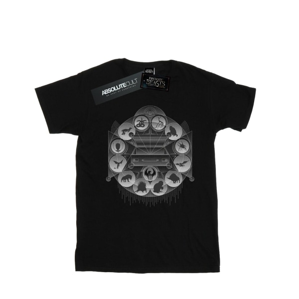 Fantastic Beasts Mens MACUSA Beasts T-Shirt 3XL Svart Black 3XL