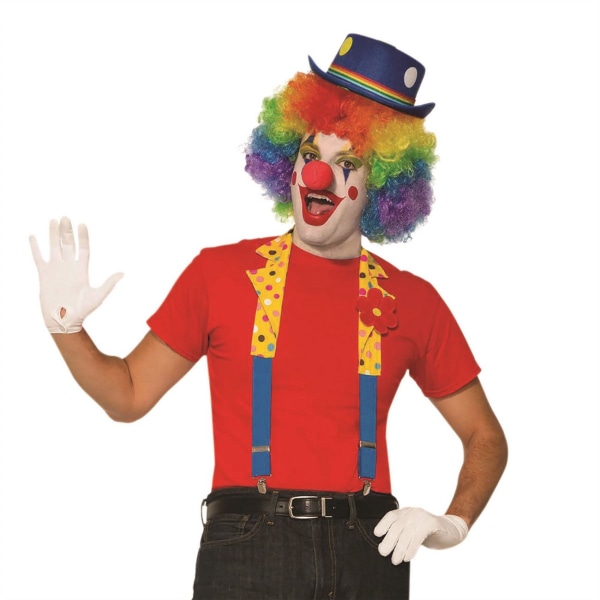 Forum Novelties Clownkrage och hängslen Set One Size Multicolou Multicoloured One Size