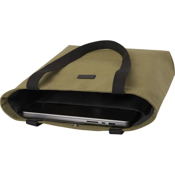 Joey Canvas Återvunnen 14L Tote Bag One Size Olive Olive One Size