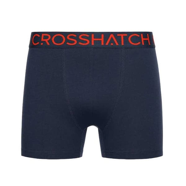 Crosshatch Chasma Boxershorts för män (5-pack) M Marinblå Navy M