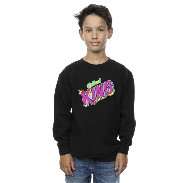Disney Boys Lejonkungen Classic King Sweatshirt 7-8 år Bla Black 7-8 Years