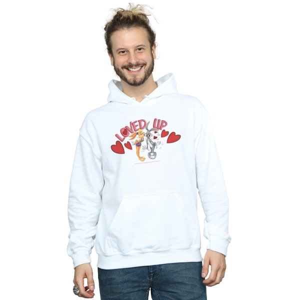 Looney Tunes Mens Bugs Bunny And Lola Valentine´s Day Loved Up White 4XL